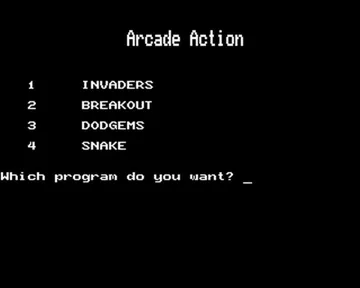 Arcade Action (1982)(Acornsoft)[h TSTH] screen shot title
